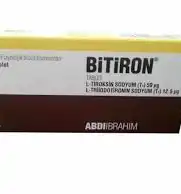Bitiron (T3-T4 mix) 100 Tablets Abdi Ibrahim