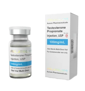 Testosterone Propionate Aurum Pharma USA 100 mg/ml 10 ml vial Testosterone Propionate Aurum Pharma USA 100 mg per ml 10 ml vial product image