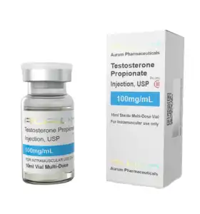 Testosterone Propionate Aurum Pharma USA 100 mg/ml 10 ml vial Testosterone Propionate Aurum Pharma USA 100 mg per ml 10 ml vial product image