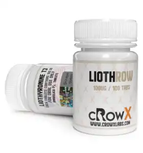 Liothrow 100mcg 100 Tablets Crowx Labs. USA Liothrow 100mcg 100 Tablets Crowx Labs. USA