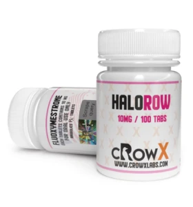 HaloRow 10 mg 100 Tablets Crowx Labs. USA HaloRow 10 mg 100 tablets by Crowx Labs. USA product packaging