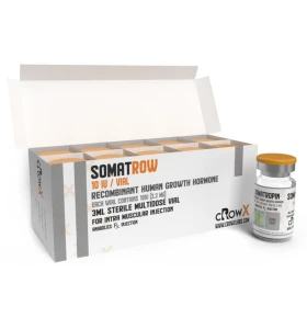 Somatrow 100 IU 3.3 mg Crowx Labs. USA Somatrow 100 IU 3.3 mg by Crowx Labs. USA product packaging