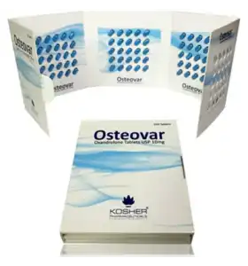 Osteovar 10 by Kosher Pharma INT Osteovar 10 Kosher Pharma INT tablet product packaging