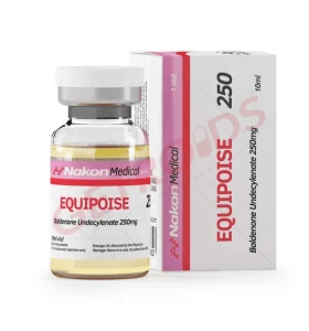 Equipoise 250mg/ml 10ml vial by Nakon Medical USA product packaging