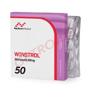 Winstrol 50mg 50 tablets by Nakon Medical USA product packaging