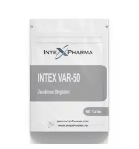 Anavar 50MG Intex Pharma UK packaging Anavar 50MG Intex Pharma UK product packaging and label view