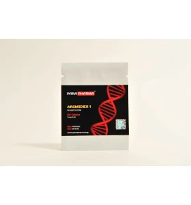 Arimidex 1mg 100 Tablets Para Pharma Arimidex 1mg 100 tablets by Para Pharma product packaging