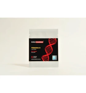 Femara Letrozole 2.5 mg 100 tablets by Para Pharma product packaging