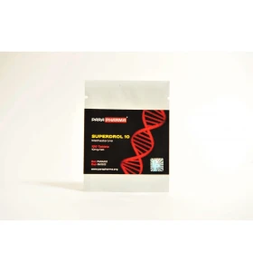 Superdrol 10mg 100 tablets by Para Pharma product packaging