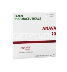 Anavar 10 by Ryzen Pharma USA product packaging