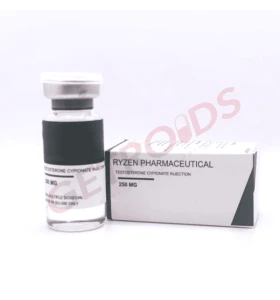 Testosterone Cypionate 250mg 10ml Ryzen Pharma USA Testosterone Cypionate 250mg 10ml vial by Ryzen Pharma USA product packaging