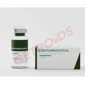 Testosterone Propionate 100mg 10ml vial by Ryzen Pharma USA product packaging