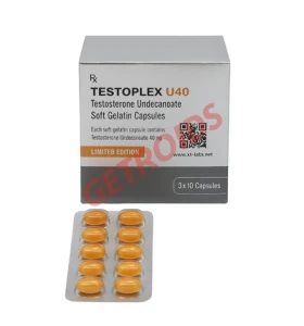 TESTOPLEX U40 XT Labs USA Testosterone Undecanoate 30 tablets TESTOPLEX U40 XT Labs USA 30 tablets 40mg per tablet product packaging