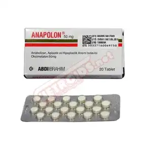 Anapolon 50 mg 20 Tablets Abdi Ibrahim