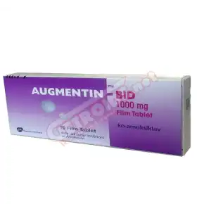 Augmentin 1000 mg 14 Tablets Glaxosmithkline Augmentin 1000 mg 14 tablets by Glaxosmithkline product packaging