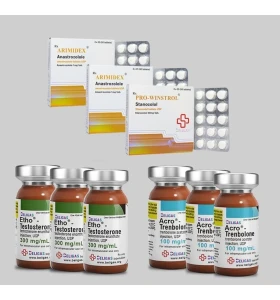 Beligas 12 Weeks Heavy Cut Stack Plus Anti Estrogen International product packaging