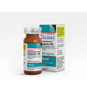 Testosterone Equipoise 400 mg 10 ml Beligas Pharma INT vial Testosterone Equipoise 400 mg 10 ml vial by Beligas Pharma INT product packaging
