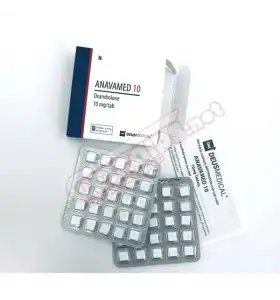 ANAVAMED 10 Deus Medical Oxandrolone 10 mg tablets ANAVAMED 10 Deus Medical Oxandrolone 10 mg tablets box