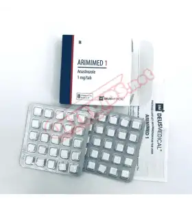 ARIMIMED 1 Deus Medical Anastrozole 1 mg tablets box