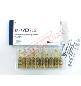 PARAMED 76.5 Deus Medical product packaging and label view