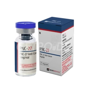 PNC-27 Deus Medical investigational research compound product packaging