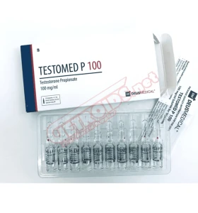 TESTOMED P 100 Deus Medical 10 ampoules 1ml 100mg per ml TESTOMED P 100 Deus Medical box of 10 ampoules 1ml 100mg per ml