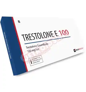 Trestolone E 100 Deus Medical box and ampoule presentation