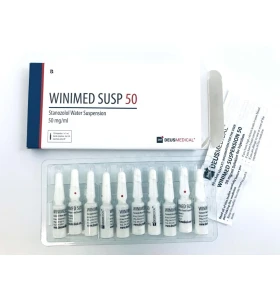 WINIMED SUSP 50 Deus Medical box and ampoules