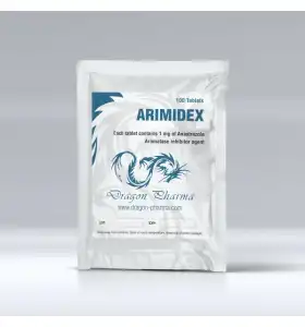 Arimidex 1 mg 100 tablets by Dragon Pharma product packaging