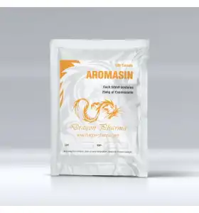 Aromasin 25 mg 100 tablets by Dragon Pharma Aromasin 25 mg 100 Tablets Dragon Pharma