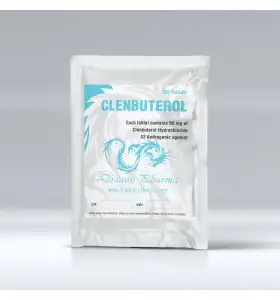 Clenbuterol 40 mcg 100 Tablets Dragon Pharma Clenbuterol 40 mcg 100 tablets by Dragon Pharma product packaging