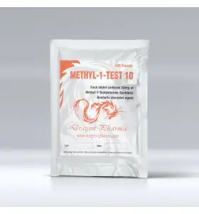 Methyl-1-Test 10 mg 100 tablets by Dragon Pharma product packaging