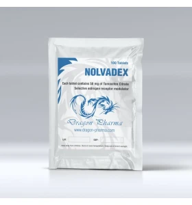 Nolvadex 20 mg 100 Tablets Dragon Pharma Nolvadex 20 mg 100 tablets by Dragon Pharma product packaging
