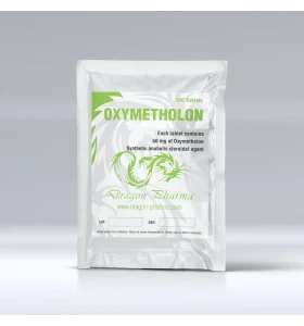 Oxymetholon 50 mg 100 Tablets Dragon Pharma Oxymetholon 50 mg 100 tablets by Dragon Pharma product packaging