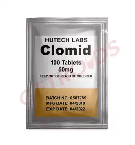 Clomid 50 mg 100 Tablets Hutech Labs USA Clomid 50 mg 100 Tablets Hutech Labs USA