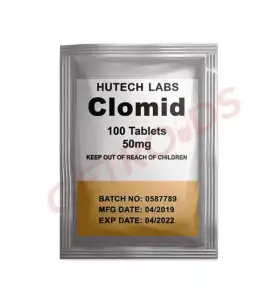 Clomid 50 mg 100 Tablets Hutech Labs USA