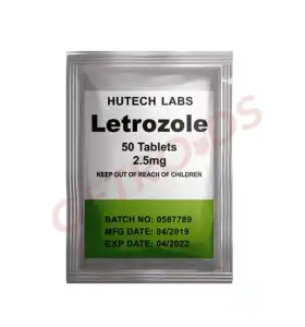 Letrozole 2.5 mg 50 Tablets Hutech Labs USA Letrozole 2.5 mg 50 tablets by Hutech Labs USA product packaging