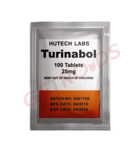 Turinabol 25 mg 100 Tablets Hutech Labs USA Turinabol 25 mg 100 tablets by Hutech Labs USA product packaging