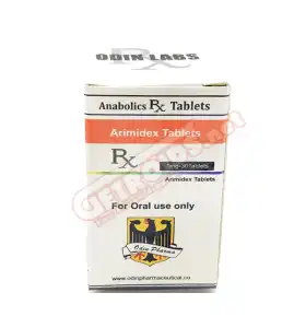 Arimidex 1 mg 30 Tablets Odin Pharma Arimidex 1 mg 30 tablets by Odin Pharma product packaging
