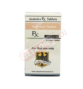 Aromasin 25 mg 30 tablets by Odin Pharma product packaging