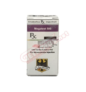 Megatest 500 mg per ml 10 ml by Odin Pharma product packaging