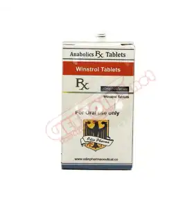 Winstrol 10 mg 100 tablets by Odin Pharma product packaging