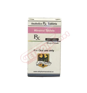 Winstrol 50 mg 50 tablets by Odin Pharma product pack