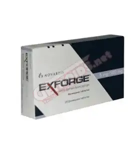 Exforge 5/160 mg 28 Tablets by Novartis product pack