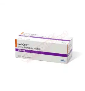 CellCept 500mg 50 Tablets Roche CellCept 500mg 50 tablets by Roche product packaging