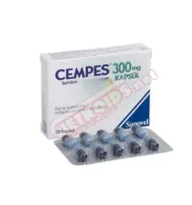 Cempes 300 mg 20 Tablets Sanovel Cempes 300 mg 20 tablets by Sanovel product pack