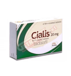 Cialis 20mg 4 tablets by Lilly product packaging