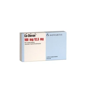 Co-Diovan 160 mg 14 tablets by Novartis product pack