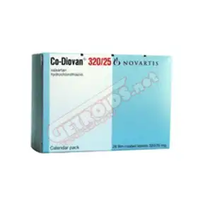 Co-Diovan 320/25 mg 28 Tablets Novartis Co-Diovan 320/25 mg 28 tablets by Novartis product pack