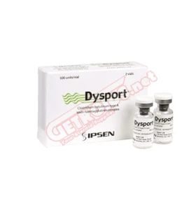 Dysport 500 IU 3 ml vial by Ipsen product packaging